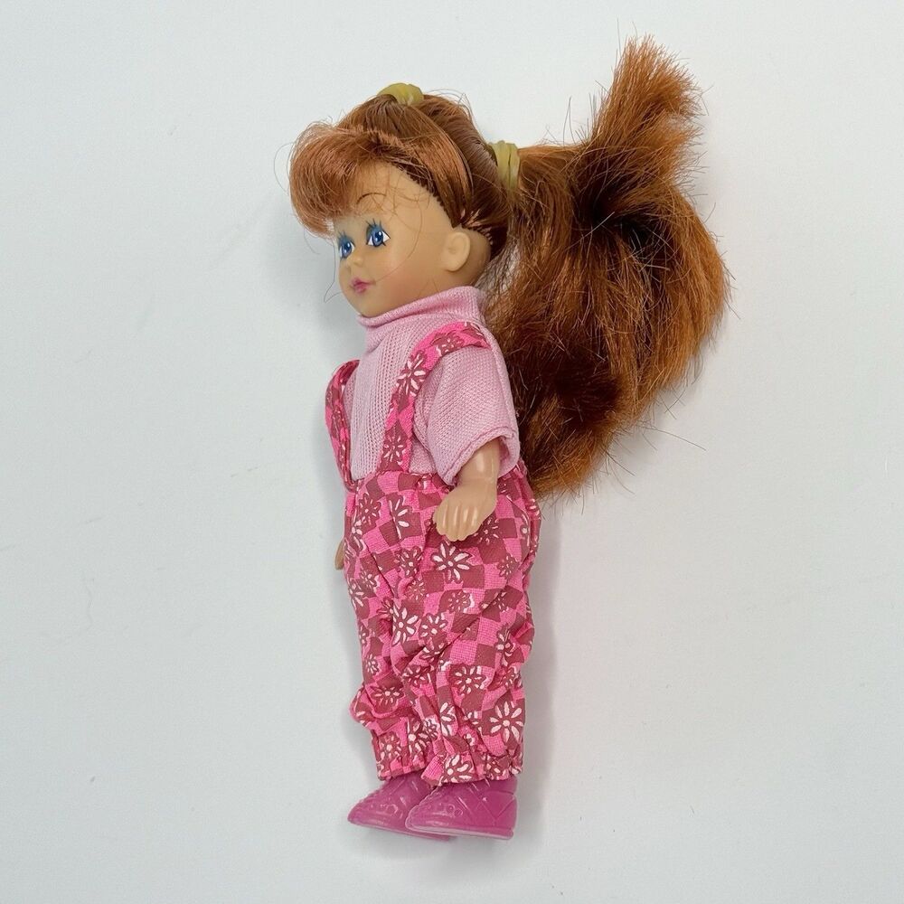 Kid Kore 5" Doll Red Hair Blue Eyes 1995 - Look Alike Barbie Kelly Doll Posable - Picture 4 of 11